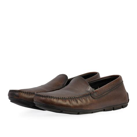 prada driving loafers men's.